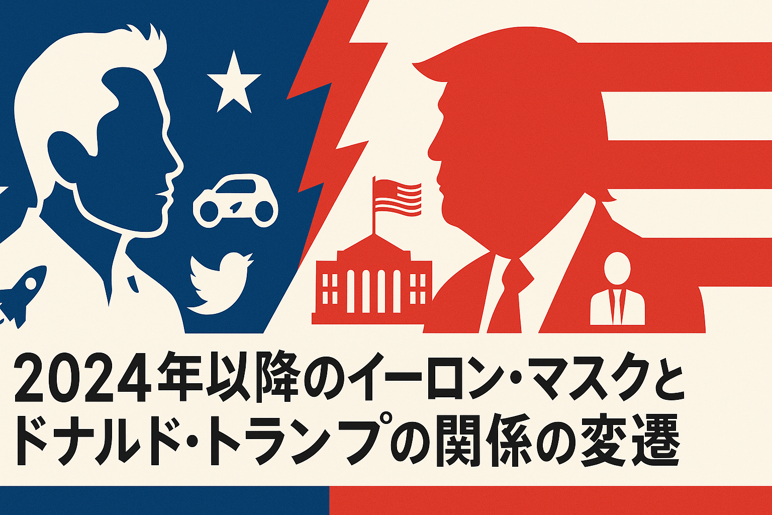 2024年以降のイーロン・マスクとドナルド・トランプの関係の変遷