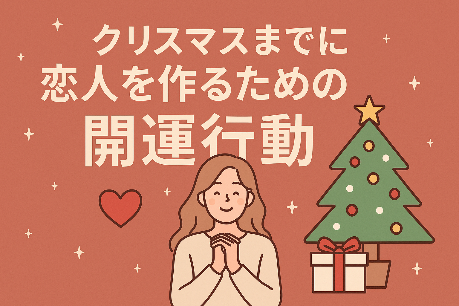 クリスマスまでに恋人を作るための開運行動5選！恋愛運を引き寄せる秘訣